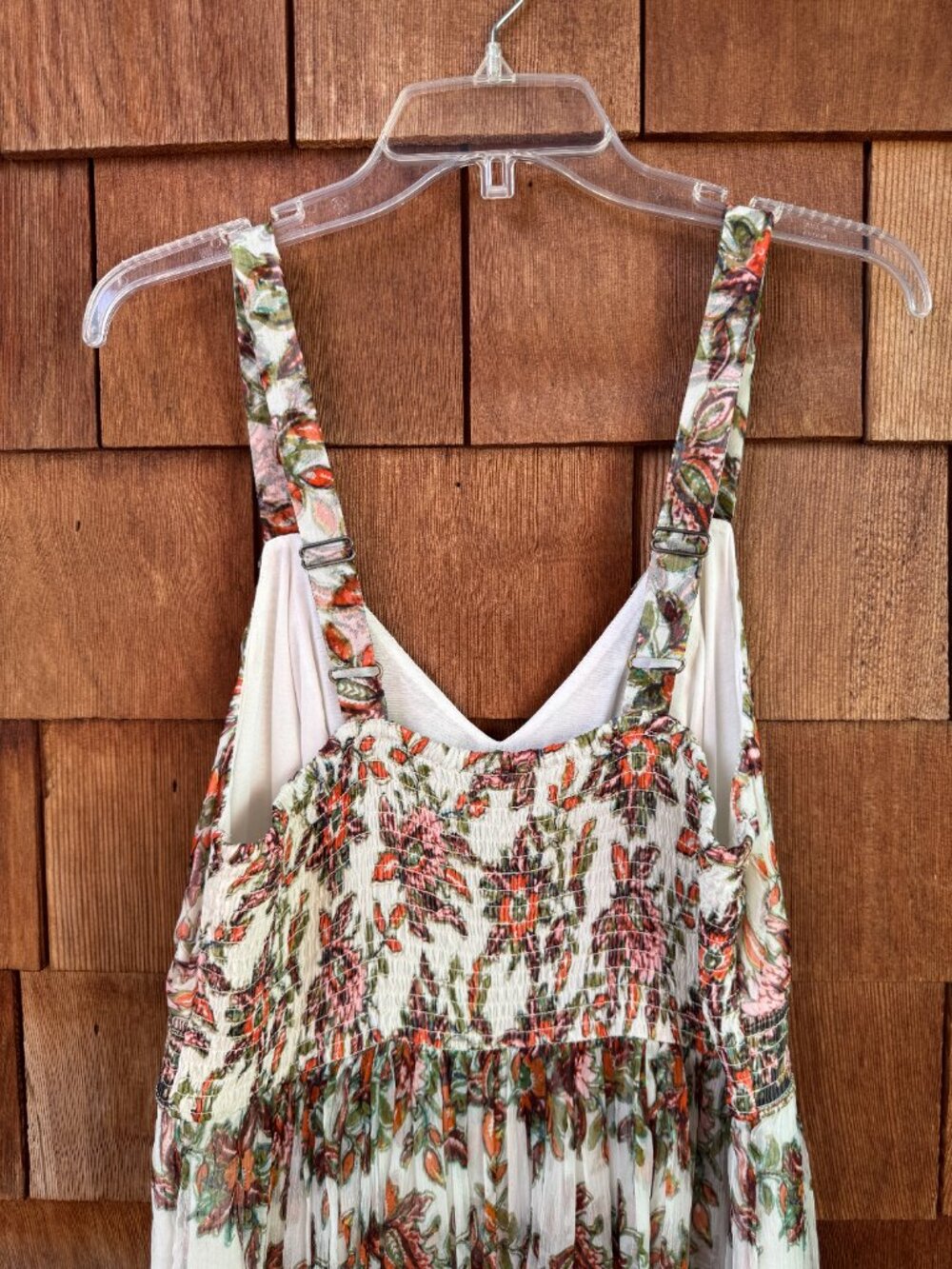 Anthropologie Virginia Floral Print Chiffon Dress Maxi Dress in Women's 16W - Picture 6 of 13